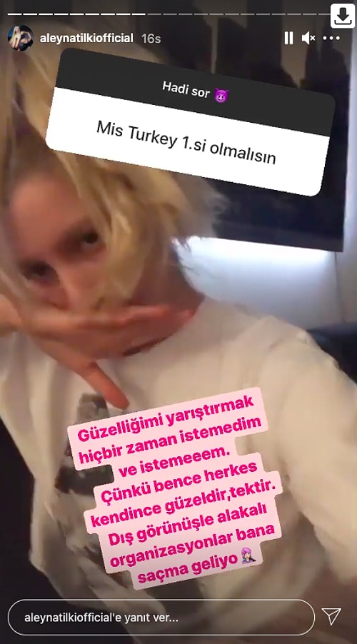 Instagram'dan Soru-Cevap Yapan Aleyna Tilki, Ölüm Hakkında Düşündükleriyle Herkesi Afallattı