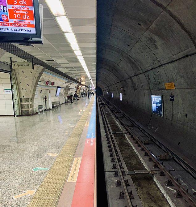 5. "İstanbul metrosunda çektiğim bu fotoğraf sanki iki farklı fotoğrafmış ama sonradan birleştirilmiş gibi durmuyor mu?"