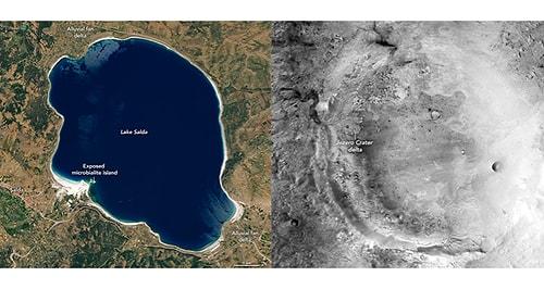 Bakan Kurum'dan Mars Paylaşımı: 'Jezero Krateri'ndeki Çalışmanın Sonuçlarını Merakla Bekliyoruz'