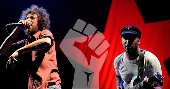 Konseri Ayaklanmaya Dönüşen Grup "Rage Against the Machine"