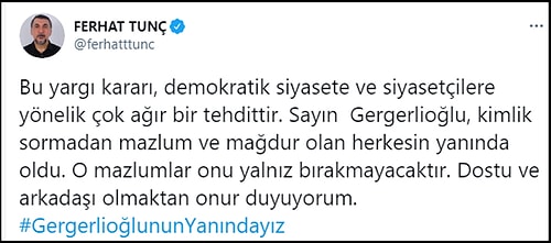 Çıplak Aramayı Gündeme Getiren ve Hapis Cezası Alan Milletvekili İçin Kampanya: #GergerlioğlununYanındayız