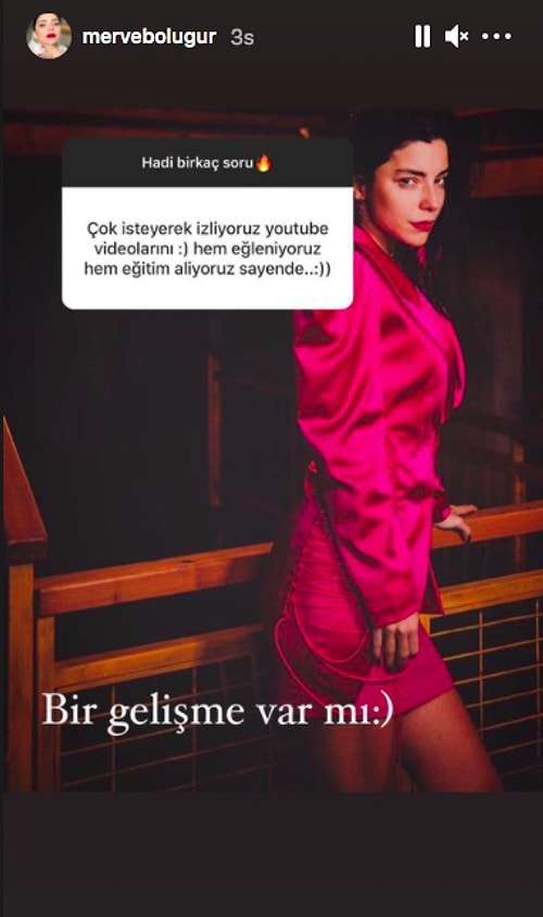 Canı Sıkılan Merve Boluğur Instagram'da Takipçileriyle Yaptığı Soru-Cevapta Işıl Işıl Tavsiyeler Verdi!