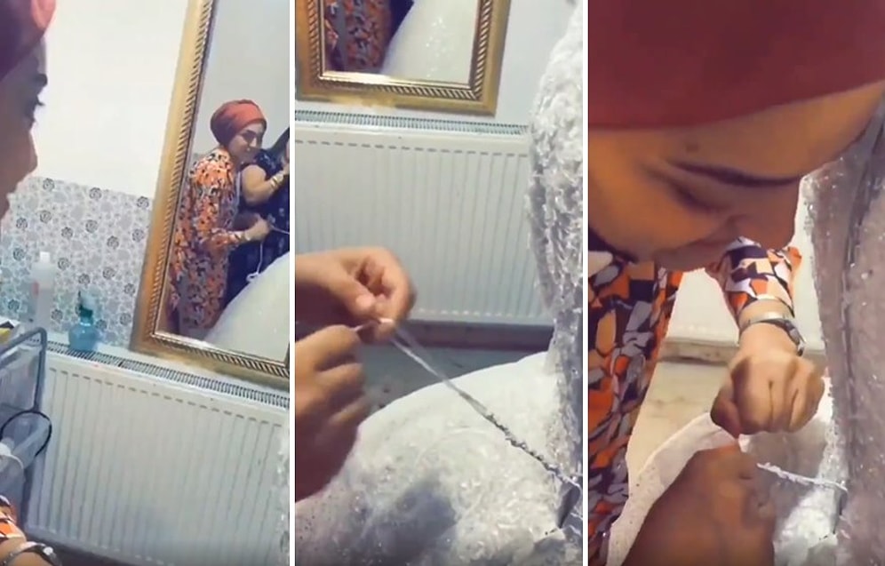 Gelinin Belindeki Kuşağa 'Hiç Açılmasın' Dercesine Onlarca Düğüm Atan Kadın