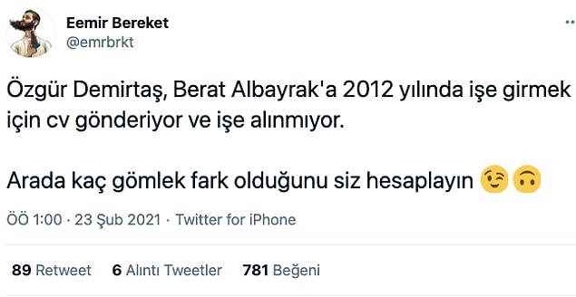Bazıları bunu son zamanlarda Erdoğan'ın övgü dolu sözleriyle yeniden zuhur eden Albayrak övme trendinin bir parçası olarak kullandı.