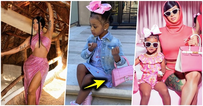 Cardi B'nin Kızı Kulture Kiari'ye Aldığı 25 Bin TL Değerindeki Çantayı Görünce Fakirliğiniz Aklınıza Gelecek!