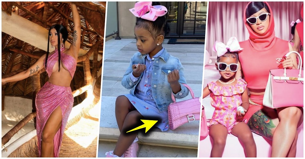 Cardi B'nin Kızı Kulture Kiari'ye Aldığı 25 Bin TL Değerindeki Çantayı Görünce Fakirliğiniz Aklınıza Gelecek!