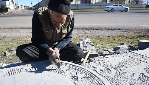 Urfalı Taş Ustasından 1 Tonluk Cumhurbaşkanlığı Forsu