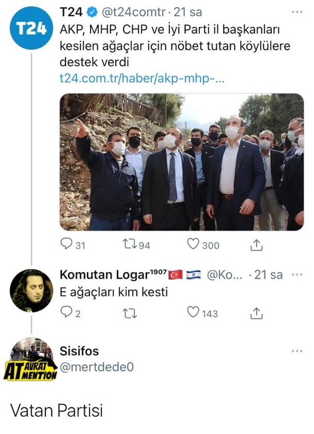 6. Görünmez bir el kesti herhalde.