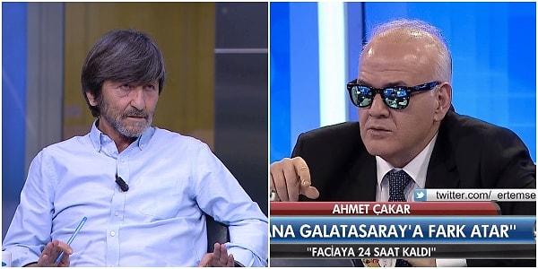 Futbol yorumcusu ve eski hakem Ahmet Çakar, bir başka futbol yorumcusu Rıdvan Dilmen'in 'hakaret' şikayeti nedeniyle ifadeye çağrıldı.
