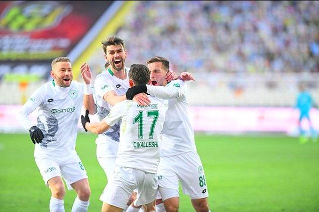 11. Konyaspor - 9 futbolcu