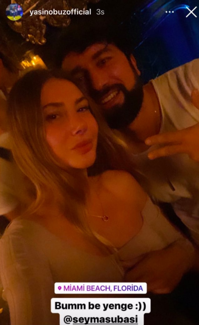 5. Eski MasterChef yarışmacısı Yasin Obuz, Şeyma Subaşı ile fotoğrafını 'Yenge' notuyla paylaştı!
