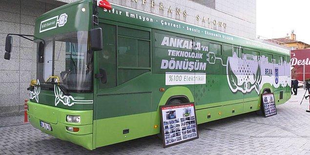 Ankara Büyükşehir Belediye Başkanı Mansur Yavaş, eski bir otobüsün tamamen elektrikli hale dönüşümünü sağladıklarını belirterek, "Şu anda belediyede eski model olup, dönüştürülecek 400 otobüs bulunuyor'' dedi.
