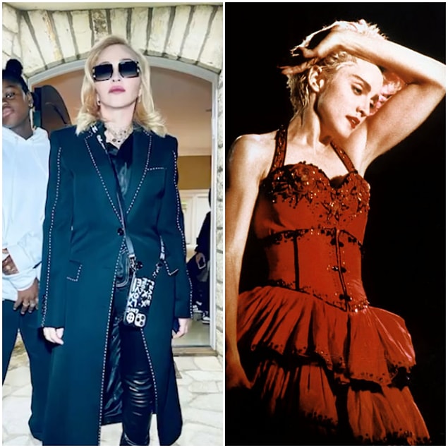 27. Madonna 62 ve 25 yaşındayken.