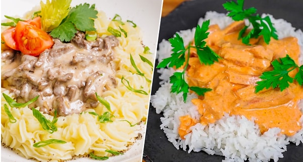 3. Шведские сосиски строганов.