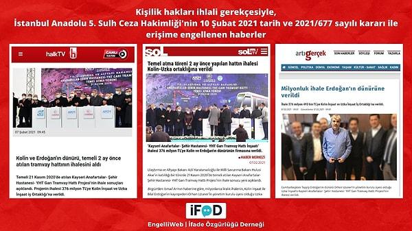 Bilal Erdoğan’ın kayınpederiyle ilgili haberlere erişim engeli