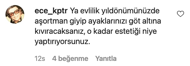 Bu evlilik yıl dönümü şekli de konuşuldu.