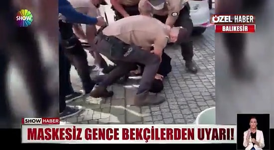 Bekçilerin, Bir Vatandaşı Maske Cezası İçin Yere Yatırıp Karakola Götürdüğü İddiası