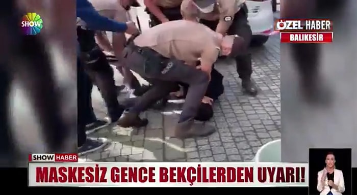 Bekçilerin, Bir Vatandaşı Maske Cezası İçin Yere Yatırıp Karakola Götürdüğü İddiası