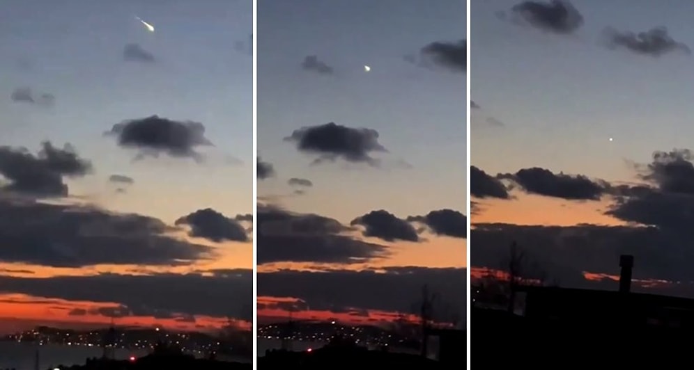 İstanbul'a Meteor Düştüğünü İddia Eden Video