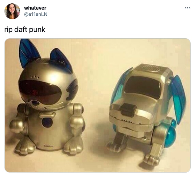 3. "Huzur içerisinde yat Daft Punk"