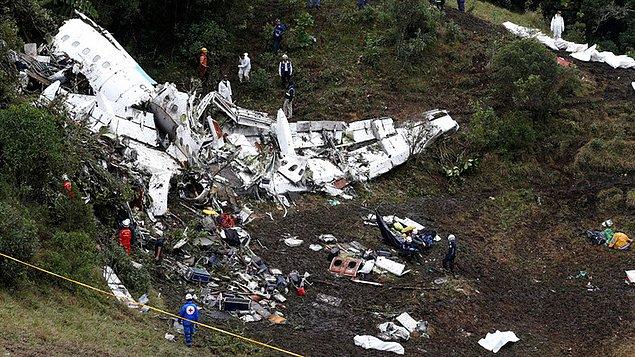 2016'da Chapecoense'nin Copa Sudamericana finallerinin ilk ayağını oynamak için havalanan uçak Medellin yakınlarında düşmüş, trajik kazada 71 kişi hayatını kaybetmişti.