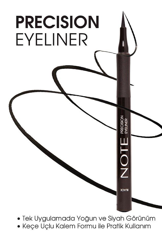 9. Yoğun ve kalıcı etkisiyle Note eyeliner, müthiş indirimiyle bu haftanın en çok satılan eyeliner'ı olmuş.