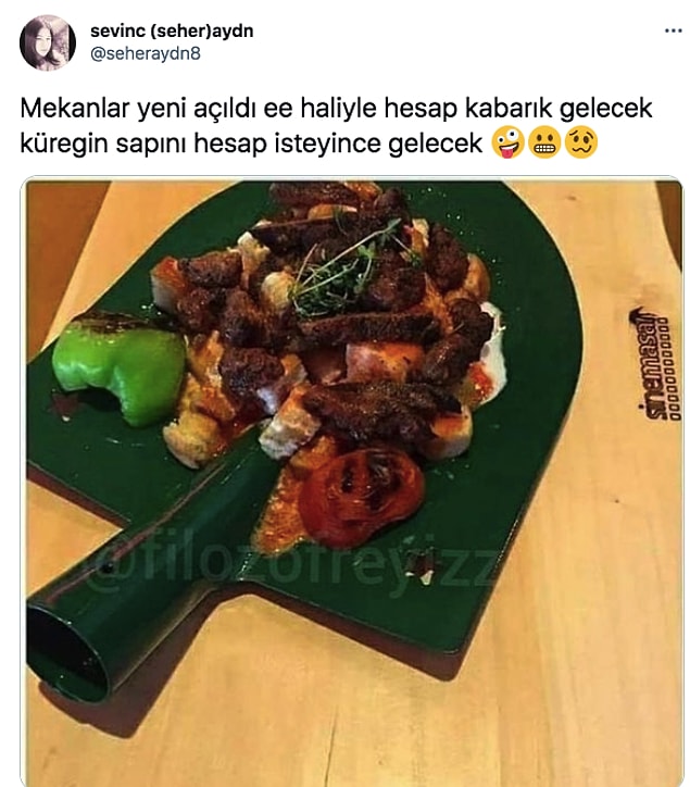 Sosyal medyadaki insanların mekanların yeni dönem fiyatlarıyla ilgili tedirginliği de aslında boşa değil. Fakat işletmelerin giderlerinin katlandığını ve üst üste gelen zamların olduğunu da düşünürsek onlar da haksız değil.