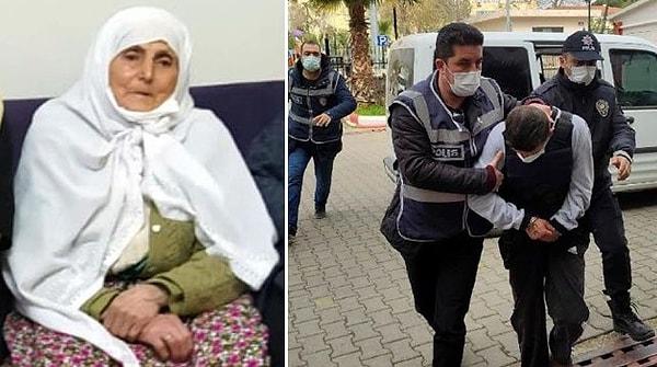90 yaşındaki Hanım Pınarlı, 5 Mart günü Aydın'da komşusu olan erkek tarafından cinsel saldırıya uğradıktan sonra boğularak öldürüldü.