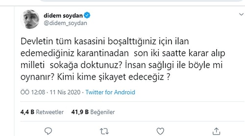 Attığı Tweetlerle Sürekli Gündem Olan Didem Soydan Twitter'a Anlamlı Bir Şekilde Veda Etti