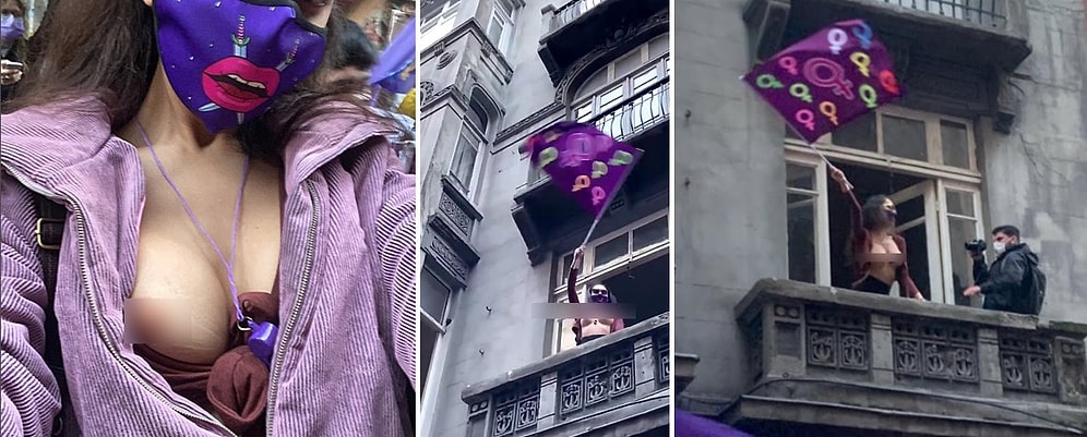 Memelerini Açarak '8 Mart Feminist Gece Yürüyüşü'ne Destek Veren Kadın, İnsanları İkiye Böldü