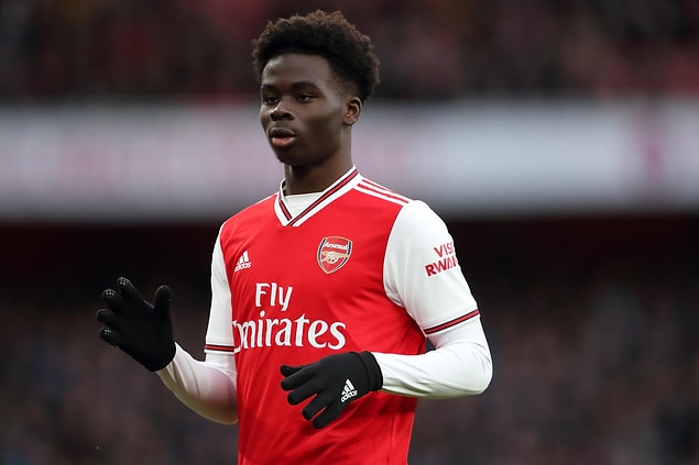 1. Bukayo Saka / Arsenal / İngiltere