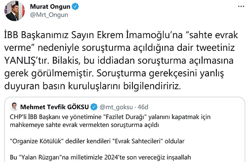 İçişleri Bakanlığı’ndan Ekrem İmamoğlu Hakkında Soruşturma İzni