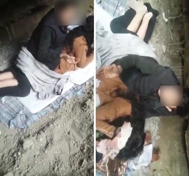 O köylüler, defalarca 'Bir müsaade et üzerimizi düzeltelim' diyen çifte müsaade etmediler ve iğrençlik yaptılar.