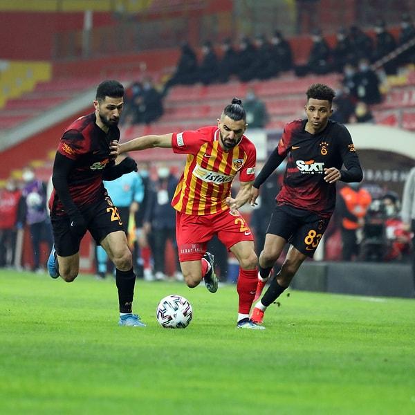 Süper Lig'in 30. haftasında Galatasaray, deplasmanda Hes Kablo Kayserispor'a konuk oldu.