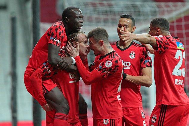 Beşiktaş Türkiye Kupası'nda finale yükselen ilk takım oldu.