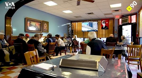Paterson'da yalnızca Türk yemek kültürü değil, kahvehane kültürü de yaşatılıyor.