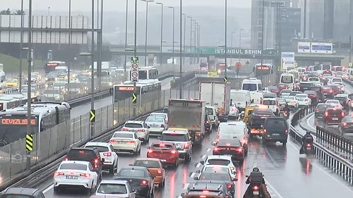 İstanbul'da Trafik Kilit: Yoğunluk Yüzde 76'ya Ulaştı