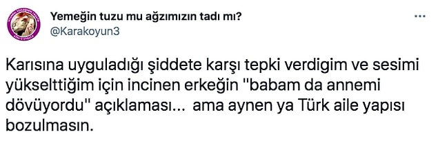 1. Sözleşmenin feshedilmesiyle birlikte de bazı kadınlar Türk aile yapısıyla ilgili paylaşımlar yaptı. Bize de o paylaşımları sizlere göstermek düştü.