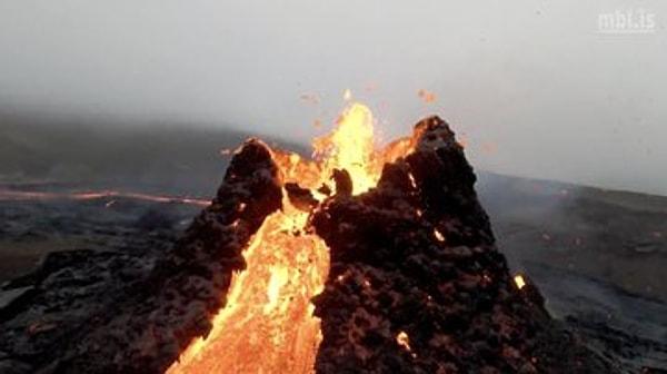 7. Bu durumun 2010 yılında patlayan  Eyjafjallajokull Yanardağı'ndan daha farklı olduğunu dile getirdi.