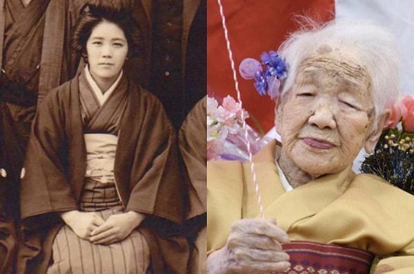 20. Dünyada bilinen en yaşlı insan 118 yaşındaki Kane Tanaka'dır.
