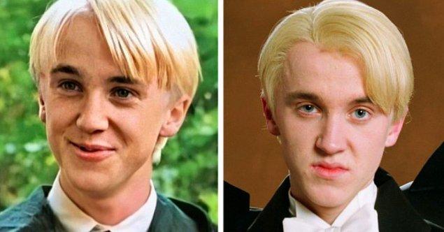 Draco, Malfoy ailesinin en küçük oğludur. Zaten hepimizin bildiği gibi kendisi Slytherin'in evine ait.