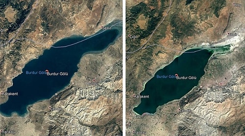 İlklim Değil, İnsan Faktörü: Burdur Gölü’ndeki Küçülme Uydu Görüntülerine de Yansıdı