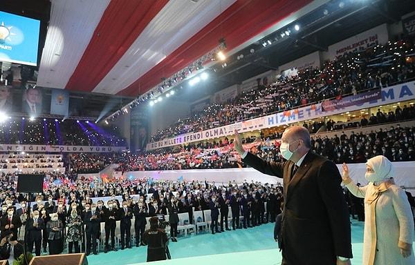 Şu sıralar AKP'nin 7. Olağan Kongresi büyük bir katılımla Ankara Spor Salonu'nda yapılıyor.
