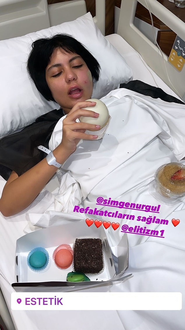 Bir estetik hastanesini etiketleyen Nihal Candan, başta sağlık sorununun bir estetik operasyon komplikasyonu olduğunu düşündürdü.