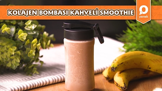 Kolajen Destekli Nefis Bir Smoothie Tarifimiz Var! Kolajen Bombası Kahveli Smoothie Nasıl Yapılır?