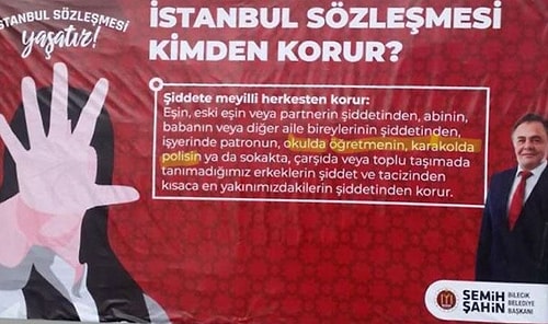 İstanbul Sözleşmesi Afişinden Soruşturma Açılan Belediye Başkanı: Şiddete Karşı Olmak Suç Değil'