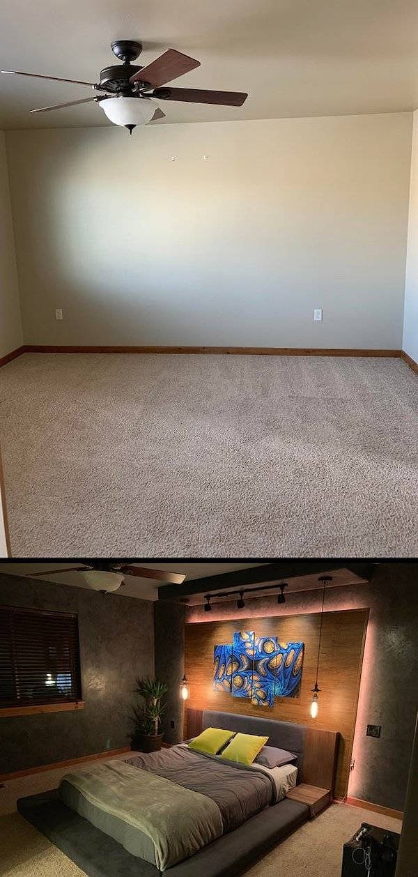 10. "Кардинальное преображение моей спальни".