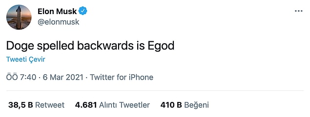 5. Elon Musk'ı başlı başına bir sebep olarak listeye eklememek olmaz!