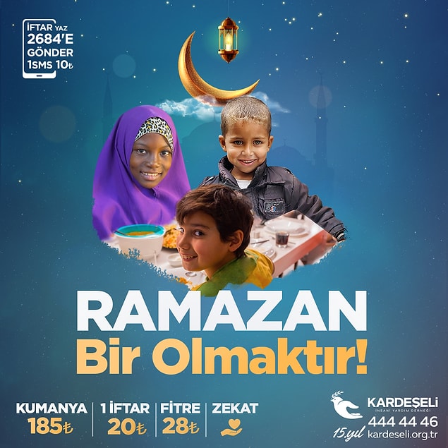 Ramazan Ayı, dayanışma ve yardımlaşma ayıdır. Bu ay boyunca birçok kişi, ihtiyaç sahiplerine maddi ve manevi yardımlarda bulunarak dini öğreti ve geleneklerimizi birçok kişiye yeniden hatırlatıyor.