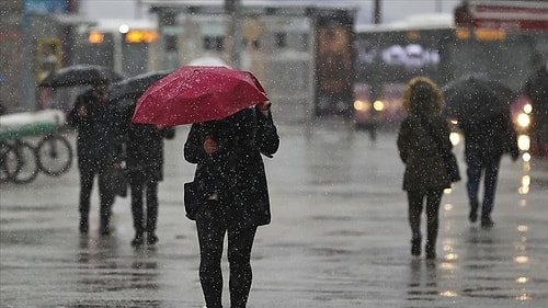 Meteoroloji'den Yağmur, Fırtına ve Kar Yağışı Uyarısı